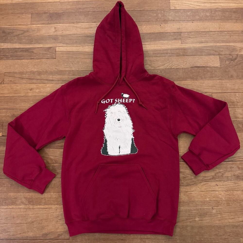Gildan women's GOT SHEEP? Sheep dog hoodie size small S
b1